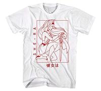 She-Ra Japanese Kanji-Ra Men's T Shirt Princess of of The Universe White