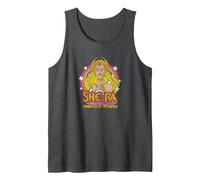 She-Ra - Princess of Power with Stars Tank Top, Men, Dark Heather Grey, Large