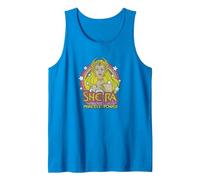 She-Ra - Princess of Power with Stars Tank Top, Men, Sapphire Blue, Medium