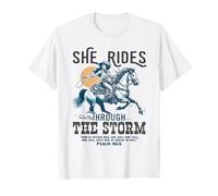 She Rides Through The Storm Psalm 46:5 Verse T-Shirt