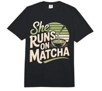 She Runs On Matcha Comfort Colors Adult Heavyweight T-Shirt