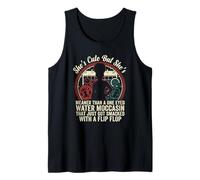 She’s Cute But Meaner Than One Eyed Water Funny Saying Tank Top