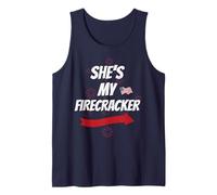 She’s My Firecracker Matching 4th of July Independence Day Tank Top