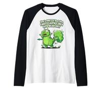 She’s Pretty But She Farts Like A T Rex On A Bean Diet Funny Raglan Baseball Tee