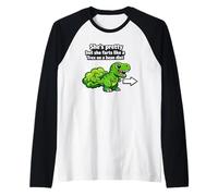 She’s Pretty But She Farts Like A T Rex On Bean Diet Raglan Baseball Tee