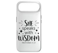 she speaks with wisdom Christian men and women chrisitians Case for iPhone Air