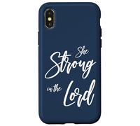 She Strong in the Lord Case for iPhone X/XS