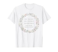 She Taught, She Inspired, She Retired Thank You Present T-Shirt