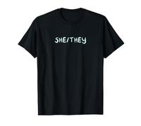She/They Gender Identity Pronouns Value Graphic T-Shirt