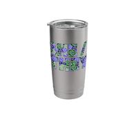 SHE/They Pronouns Trans Non-Binary Roses Stainless Steel Insulated Tumbler