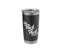 She Thick She Eat Her Cornbread Bossman Dlow Shake Dat Song Stainless Steel Insulated Tumbler