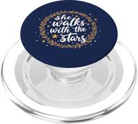 She Walks With The Stars Self Love Positive PopSockets PopGrip for MagSafe