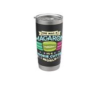 She was Macaron in A Cookie Cutter World Pastry Chef Macaron Stainless Steel Insulated Tumbler