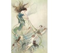 She was the queen of them all. Illustration by Warwick Goble. From The Water Babies published 1922. Poster Print by Hilary Jane Morgan (11 x 16)