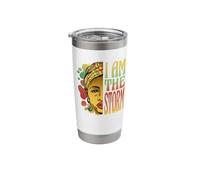 She Whispered Back I am the Storm Black History Month Stainless Steel Insulated Tumbler
