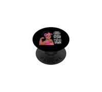 She Whispered Back I Am The Storm Breast Cancer Black Women PopSockets Adhesive PopGrip