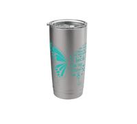 She Whispered Back I Am The Storm Butterfly Empowerment Stainless Steel Insulated Tumbler