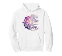 She Whispered Back I Am the Storm Design Pullover Hoodie