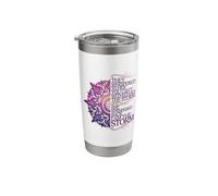 She Whispered Back I Am The Storm Design Stainless Steel Insulated Tumbler