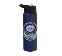 She Whispered Back I Am The Storm Powerful Message Stainless Steel Insulated Water Bottle
