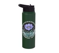 She Whispered Back I Am The Storm Powerful Message Stainless Steel Insulated Water Bottle