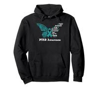 She Whispered Back I Am The Storm PTSD Awareness Pullover Hoodie