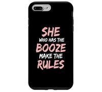 She Who Has The Booze Make Rules Funny Bartender Women Case for iPhone 7 Plus/8 Plus