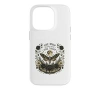 She Who Walks With The Night Gothic Moth Art Case for iPhone 14 Pro