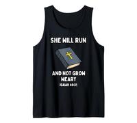 She Will Run and Not Grow Weary Tank Top