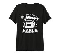 She Works Willingly with her Hands Proverbs 31:13 Premium T-Shirt