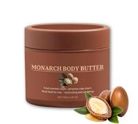 Shea Butter Body Butter 150g,Organic Shea Butter Moisturiser for Mens,Hydrating Body Cream with Moroccan Oil & Vitamin E, Lightweight Soothe Cream for Dry Skin, Non Greasy Skin Care Gift for Him