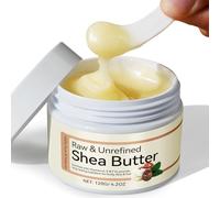 Shea Butter, Raw & Unrefined Shea Butters with vitamins A, F, Skin Moisturizer For Face, Body & Hair, Hydrating Dry Skin,120g