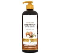 Shea Butter with Lactic Acid Body Lotion - 48-Hour Moisturization for Very Dry & Flaky Skin - Soothes Itchy Skin & Smoothens Rough Patches - 400mL