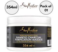 Shea Moisture African Black Soap Bamboo Charcoal Purification Masque 354ml
