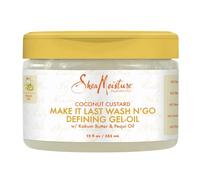 SheaMoisture Coconut Custard Make It Last Wash N' Go Defining Gel-Oil 12oz, pack of 1