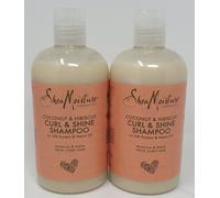 SHEA MOISTURE Coconut & Hibiscus Curl and Shine Shampoo 384ml x 2