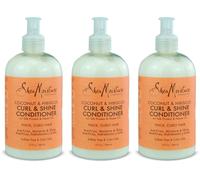 Shea Moisture Coconut & Hibiscus Curl & Shine Conditioner 384ml X 3