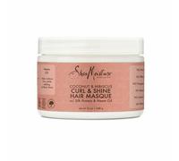 SHEA MOISTURE Hibiscus Shine Hair Mask (12 Oz), Orange, Coconut, 340 gram