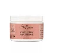SHEA MOISTURE Hibiscus Shine Hair Mask (12 Oz), Orange, Coconut, 340 gram