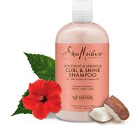 Shea Moisture Coconut & Hibiscus Curl & Shine Shampoo For Thick Curly Hair Care