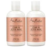 Shea Moisture Coconut & Hibiscus Curl & Style Milk 8 Fl Oz (Pack of 2)