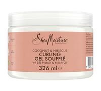 SheaMoisture Coconut & Hibiscus Curling Gel Souffle, 326 ml - Finish, Defines Curls, Agave Nectar & Flax Seed Oil, Fair Trade Shea Butter (SD21043)