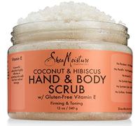 Shea Moisture Coconut & Hibiscus Hand & Body Scrub Firming & Toning by for Unisex - 12 oz Scrub