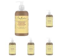 SHEA MOISTURE Jamaican Black Castor Oil Strengthen & Restore Conditioner no silicones or sulphates for chemically processed, heat styled or natural hair 384 ml (Pack of 5)