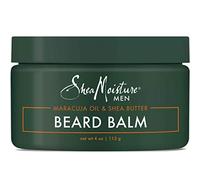 Shea Moisture Maracuja Oil & Shea Butter Beard Balm Shape-Smooth & Define by for Men - 4 oz Balm