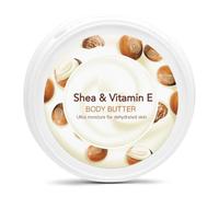 Shea & Vitamin E Body Butter - 200g | Deep Moisturizing Cream for Dry Skin | With Shea Butter, Vitamin E & Antioxidants | Restores Oil Balance & Hydrates Dehydrated Skin