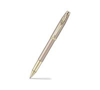 Sheaffer 100 Emily in Paris 9377 Collection, Champagne Gold Pen with PVD Gold Trims, Bow-Shaped Clip. (Rollerball)