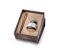 Sheaffer 100 Fountain Pen, Coffee Edition Matt Brown with Regal Brown PVD Trims and Coffee Scented Bottled Ink