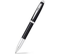 Sheaffer 100 Gloss Black Lacquer Rollerball Pen with Chrome Trim
