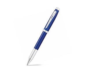 Sheaffer 100 - Refillable ballpoint pen, glossy blue, chrome trim